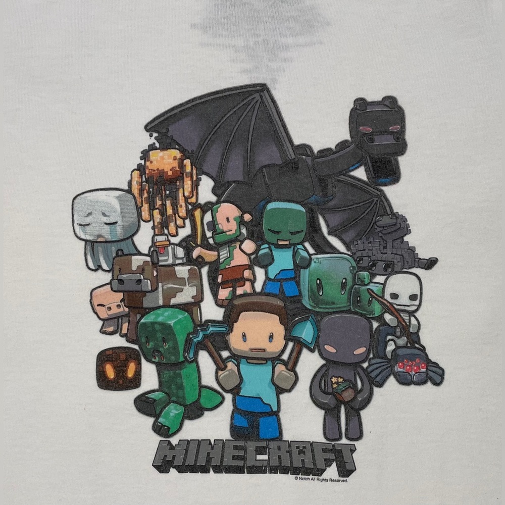 Mojang Jinx Minecraft Graphic T-Shirt size M